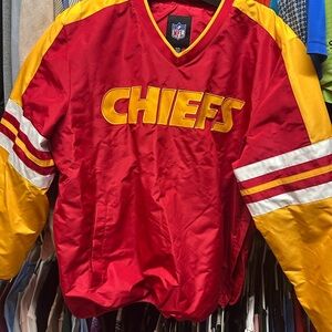 NFL Chiefs Bold Red and Gold Jacket